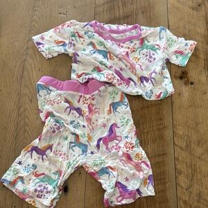 Colorful Unicorn Pajama Set